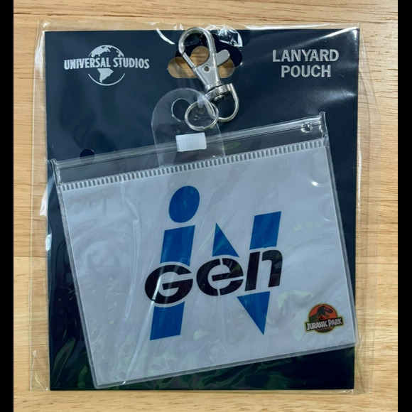 Universal Studios Florida Jurassic World IN-GEN Lanyard Pouch Brand New! - Picture 1 of 1
